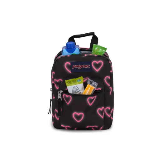 JanSport Big Break Lunch Bag, Happy Hearts Black - JanSport - Image 3