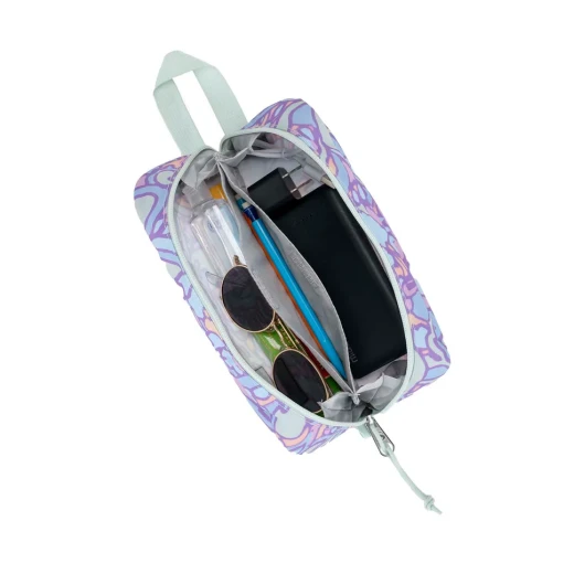 JanSport Perfect Pouch, Fluid Floral Pastel Lilac - JanSport - Image 3