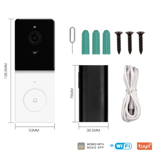 Moes Tuya Smart Doorbell WIFI - MOES - Image 6
