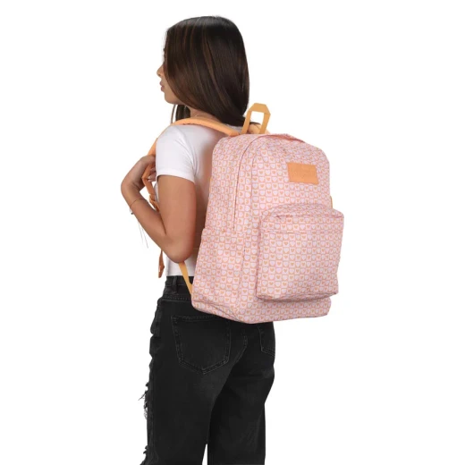 JanSport SuperBreak Plus Backpack –Hyped Hearts Pink– 42×32×13 cm – 26 L – Fits 15″ Laptop - JanSport - Image 2