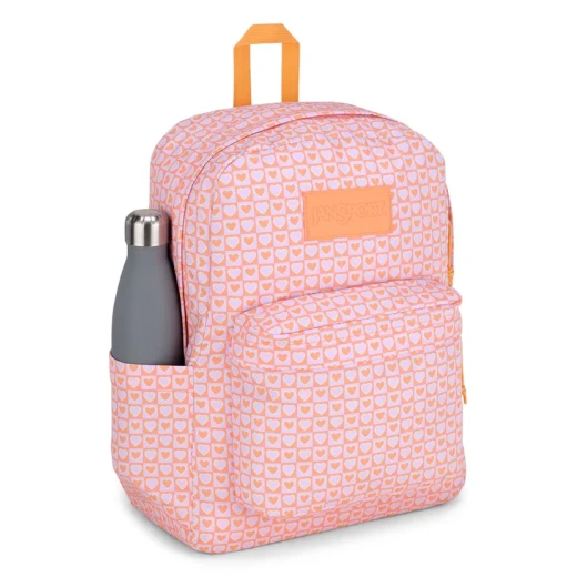 JanSport SuperBreak Plus Backpack –Hyped Hearts Pink– 42×32×13 cm – 26 L – Fits 15″ Laptop - JanSport - Image 3