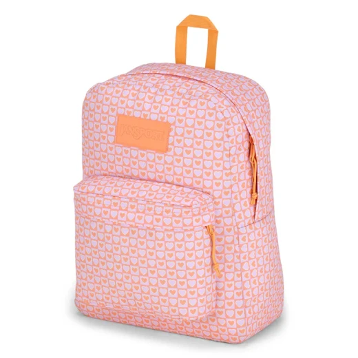 JanSport SuperBreak Plus Backpack –Hyped Hearts Pink– 42×32×13 cm – 26 L – Fits 15″ Laptop - JanSport - Image 6