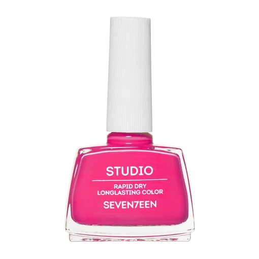 Seventeen Studio Rapid Dry Neon Nail Polish Summer Collection 12ml Vibrant Long Lasting Color for Women - Seventeen studio