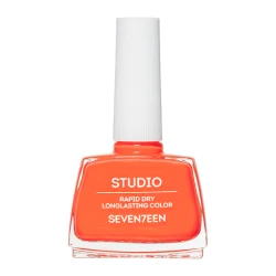 Seventeen Studio Rapid Dry Neon Nail Polish Collection Summer Vibrant Colors 12ml Manicure Set