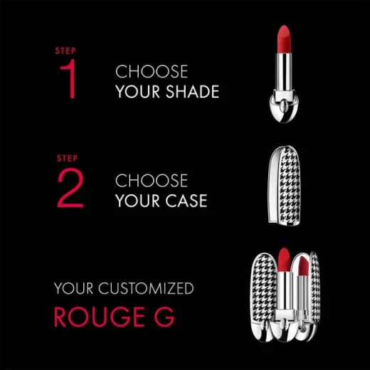 Guerlain Rouge G Luxurious Velvet Matte Lipstick - 214 Flame Red - Guerlain - Image 4