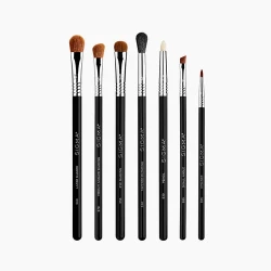 Sigma Beauty Basic Eye Makeup Brush Set Professional Kit for Eyeshadow, Eyeliner & Brows with Premium Fibers