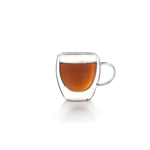 Ibili Set of 2 Double Glass 220ml Cups - Ibili - Image 2