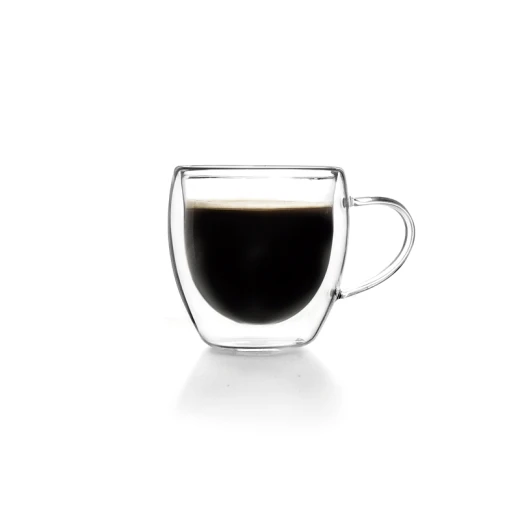 Ibili Set of 2 Double Glass 220ml Cups - Ibili - Image 3