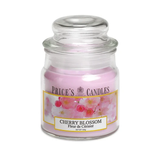 Price's Medium Candle Jar with Lid - Cherry Blossom Price's Medium Candle Jar with Lid - Cherry Blossom
