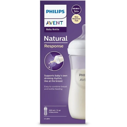 Avent Bottle Natural 330ML 6+ m Avent Bottle Natural 330ML 6+ m