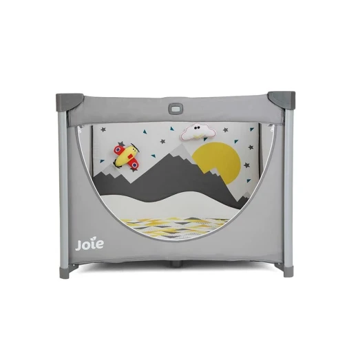 Joie Cheer Little Explorer Playpen: Portable & Safe Baby Playard for Playtime and Naps. Easy to assemble, this playard offers a secure space for your child to explore and rest. Perfect for indoor and outdoor use. Features a durable, easy-to-clean design. Provides peace of mind - Joie - Image 4