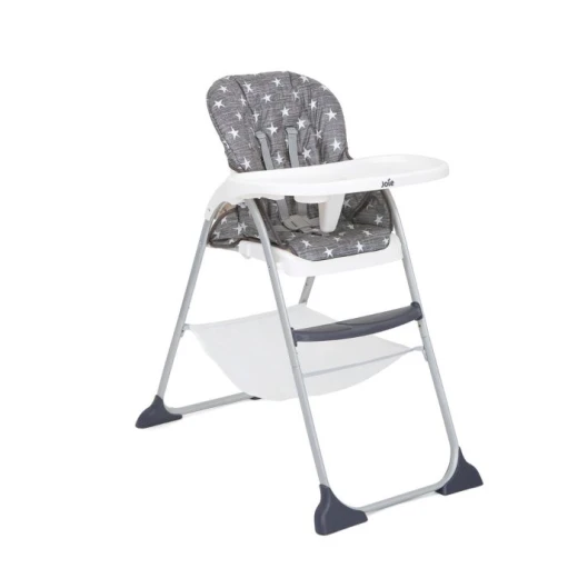 Joie Mimzy Snacker High Chair in Logan: A Foldable, Reclining, and Compact Highchair for Babies. Designed for Easy Feeding and Convenient Storage, this High Chair Offers Comfort and Practicality. - Joie - Image 2