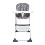 Joie Mimzy Snacker High Chair in Logan: A Foldable, Reclining, and Compact Highchair for Babies. Designed for Easy Feeding and Convenient Storage, this High Chair Offers Comfort and Practicality. - Joie