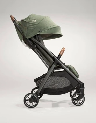 Joie Parcel Lightweight Pine Baby Stroller - Perfect for Newborns and Toddlers. This Travel System Ready stroller offers effortless maneuverability and a comfortable ride. Designed for convenience and safety, it's the ideal choice. - Joie - Image 4