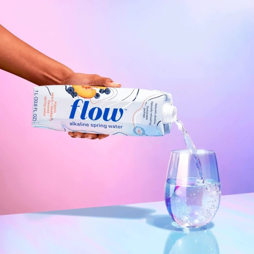 Flow Alkaline Spring Water - Peach and Blueberry Pack 1L - Flow - Image 2