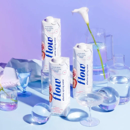 Flow Strawberry + Rose Alkaline Spring Water - Flow - Image 3