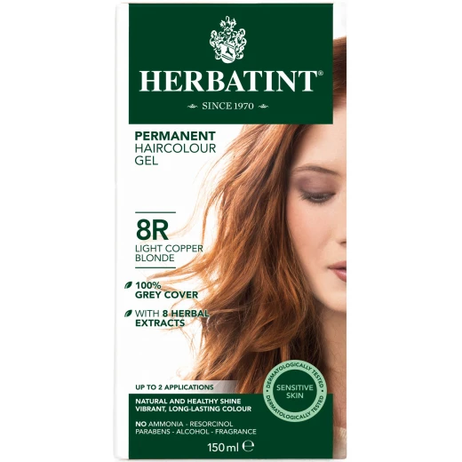 Herbatint Mahogany 8R Light Copper Blonde ( 150 ml ) Herbatint Mahogany 8R Light Copper Blonde ( 150 ml )