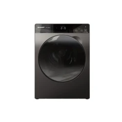 غسالة 12.5 كجم 1200 دورة في الدقيقة  15 برنامج A+++  وظيفة تقليل الضوضاء ES-FP1252KJZ-S كروم داكن من شارب
