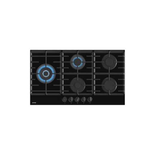 موقد غاز Gorenje 90 سم أسود مدمج - 5 شعلات للمطبخ. تصميم مدمج وأنيق يتيح الطهي بكفاءة عالية. أداء متميز مع شعلات قوية ومظهر عصري يناسب كل مطبخ. - جورينيه - Image 4
