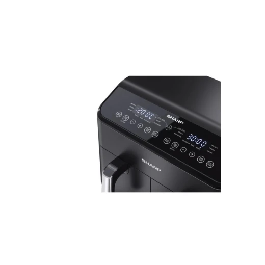 Sharp 8L Air Fryer – 2 Drawers – 12 Automatic Programs – Touch Buttons – Model KF-DF80RT-K3 – Practical and healthy design for cooking food quickly and efficiently while reducing oil use and preserving flavor - SHARP - Image 4
