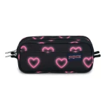 Lapicero Jansport Large Accessory Pouch Happy Hearts Black - JanSport