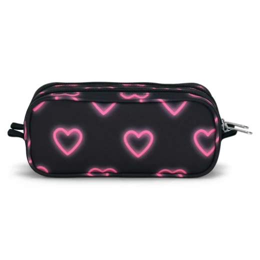 Lapicero Jansport Large Accessory Pouch Happy Hearts Black - JanSport - Image 2