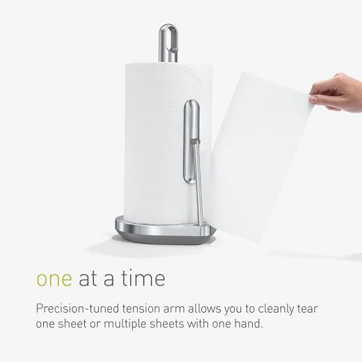Simplehuman Kitchen Roll Holder TENSION ARM White - Simplehuman - Image 3