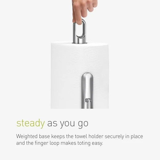 Simplehuman Kitchen Roll Holder TENSION ARM White - Simplehuman - Image 2