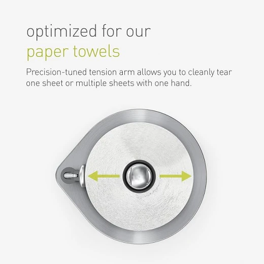 Simplehuman Kitchen Roll Holder TENSION ARM White - Simplehuman - Image 6