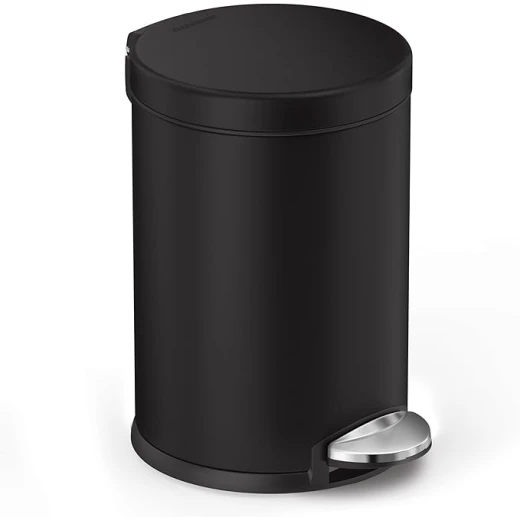 Simplehuman Steel Bin Rectangular w/liner pocket 55L WHITE - Simplehuman - Image 3