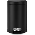 Simplehuman Steel Bin Rectangular w/liner pocket 55L WHITE - Simplehuman
