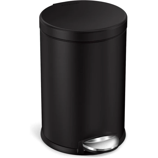 Simplehuman Steel Bin Rectangular w/liner pocket 55L WHITE - Simplehuman - Image 5