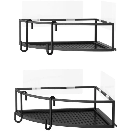 Umbra Corner Shelf Cubiko Black Set of 2 Umbra Corner Shelf Cubiko Black Set of 2