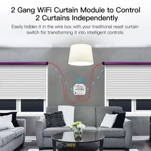 Moes Channel Wi-Fi Blind Module - MOES - Image 2
