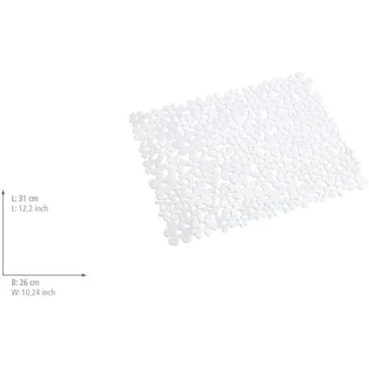 Wenko Sink Mat Flower  WHITE - Wenko - Image 2