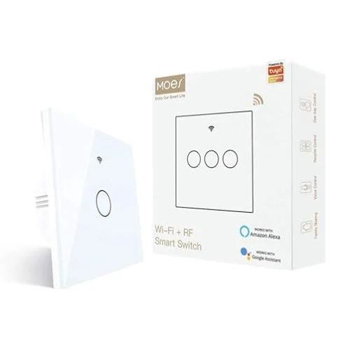Moes Smart Switch 1 Gang White US Type Moes Smart Switch 1 Gang White US Type