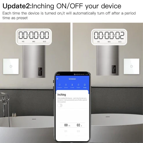 Moes WiFi boiler switch EU white - MOES - Image 2