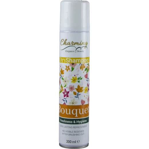 Charming Dry Shampoo Bouquet All Hair Types 200ml Oil Absorbing Volumizing Refreshing Formula - Charming - Image 2