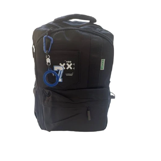 A bag with a modern design with a money hanger A bag with a modern design with a money hanger