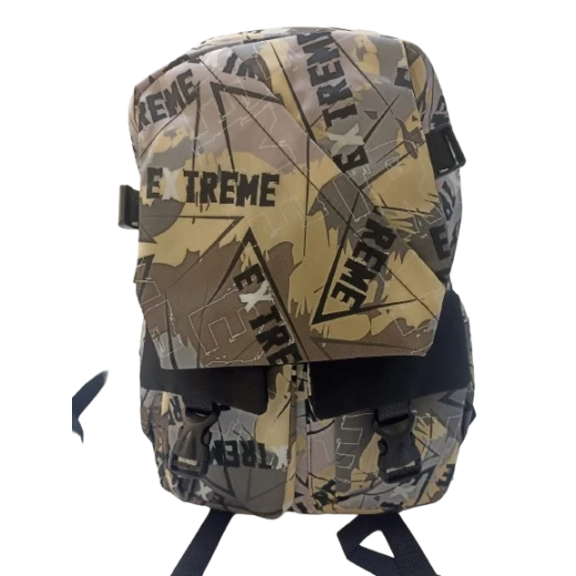 Fashion bag with modern design and graphics