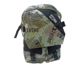 Fashion bag with modern design and graphics