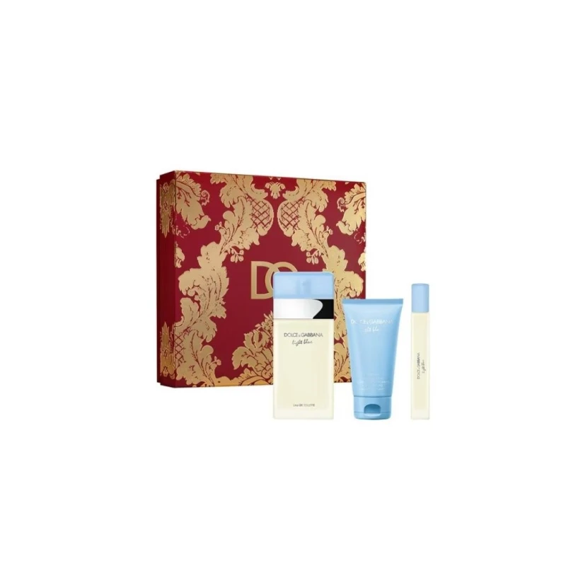 Dolce & Gabbana Light Blue Eau de Toilette Women's Fragrance Set 100ml Citrus Floral Perfume Gift - Dolce &amp; Gabbana