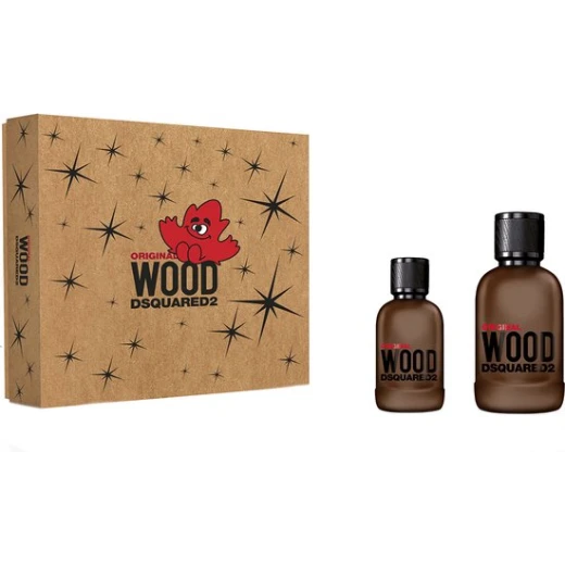 Dsquared2 Original Wood Men's Gift Set Eau de Parfum 100ml and 30ml Fragrance Dsquared2 Original Wood Men's Gift Set Eau de Parfum 100ml and 30ml Fragrance