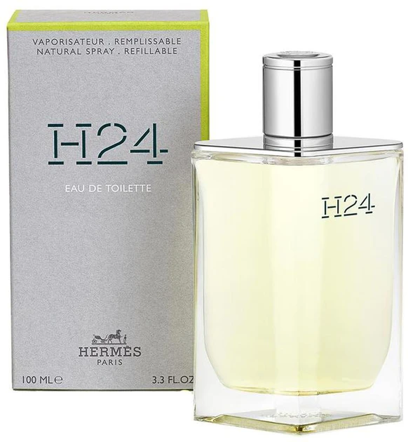 Hermes H24 Eau de Toilette 100ml Fresh Woody Fragrance for Men Daily Wear Perfume - Hermes
