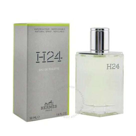 Hermes H24 Eau de Toilette 50ml Fresh Woody Fragrance for Men Daily Wear Perfume - Hermes