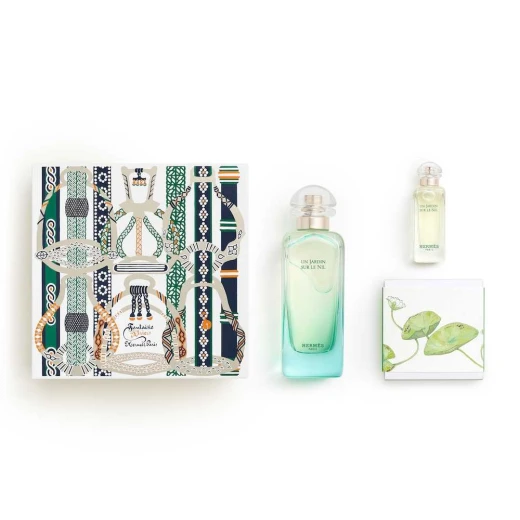 HERMES UN JARDIN SUR LE NIL EDT SET 100ML+7.5ML+SOAP50G FEH2 - Hermes - Image 4