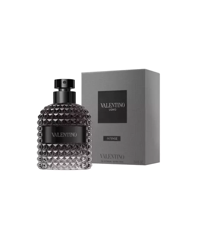 Valentino Uomo Intense Eau de Parfum 100ml for Men | Alluring Iris & Leather Fragrance | Long Lasting Scent - Valentino