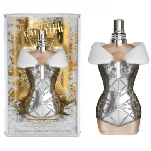 مجموعة هدايا عطر جان بول غوتييه كلاسيك إصدار عيد الميلاد للنساء عطر زهري عنبر 100 مل مجموعة هدايا عطر جان بول غوتييه كلاسيك إصدار عيد الميلاد للنساء عطر زهري عنبر 100 مل
