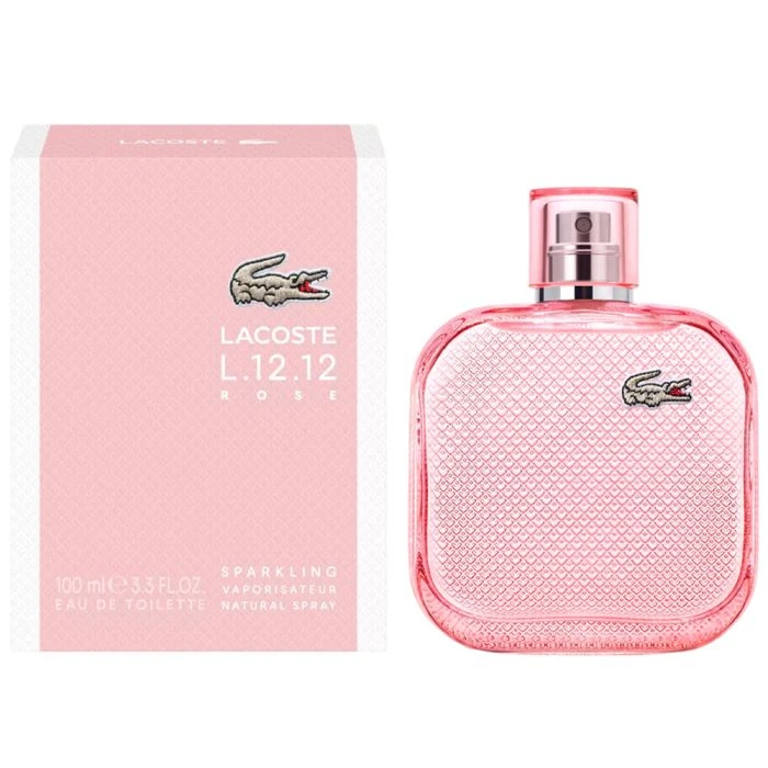 لاكوست إل 1212 روز سباركلينج أو دو تواليت 100 مل عطر زهري للنساء - لاكوست