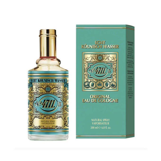 4711 Original Eau de Cologne 200ml Natural Spray: Invigorating Citrus Fragrance for Men and Women - 4711